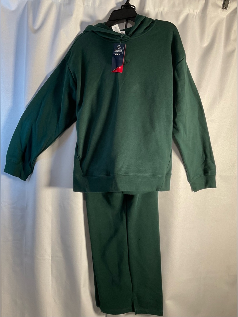 Reebok Forest Green Hoodie & Jogger Set